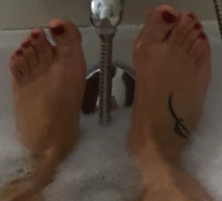 Bain de pied...