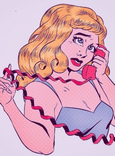Téléphone Rose libertin - Rosalie est là pour toi à n’importe quel moment.