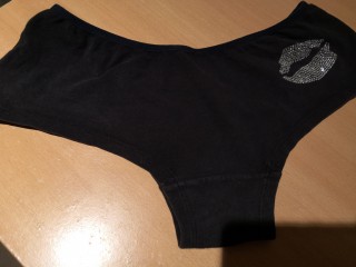 Culotte noire en coton 